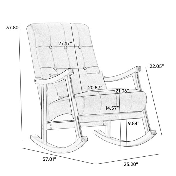 George oliver discount centreville rocking chair